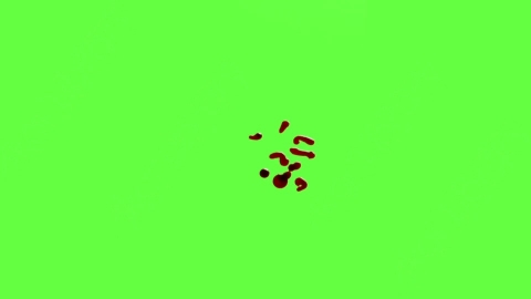 视频素材-血液滴落Blood_Drops_120fps_06