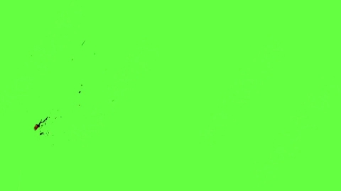视频素材-血液喷出Blood_HitSide_Small_60fps_18