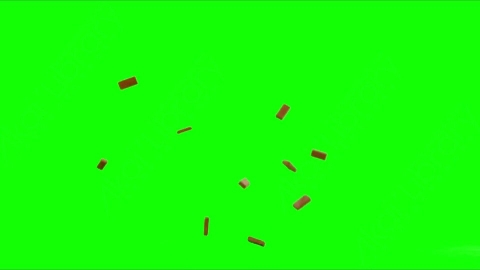 视频素材-砖块落地Debris_Bricks_Middle_04