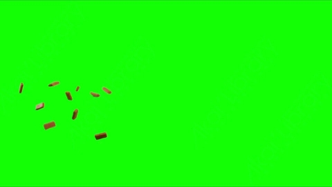视频素材-砖块落地Debris_Bricks_TopSide_15