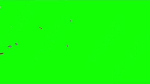 视频素材-石块碎石砖块落地Debris_RocksAndBricks_TopSide_03