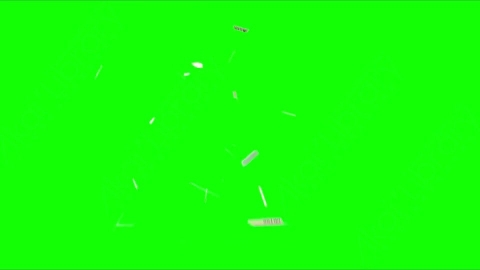 视频素材-木头木板破碎落地Debris_Wood_Top_02