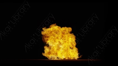 视频素材-爆炸火焰Explosion_Ground_60fps_01