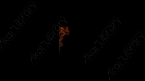 视频素材-窗户窗口燃烧火焰Fire_Window_Corner_Top_Left_120fps_01
