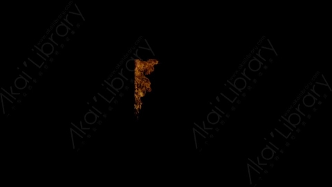 视频素材-窗户窗口燃烧火焰Fire_Window_Corner_Top_Left_120fps_04