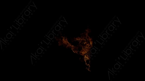 视频素材-窗户窗口燃烧火焰Fire_Window_Corner_Top_Right_120fps_02