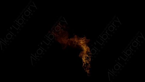视频素材-窗户窗口燃烧火焰Fire_Window_Corner_Top_Right_120fps_03