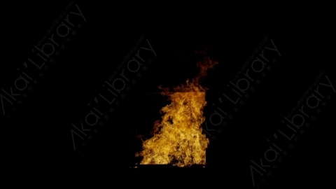 视频素材-窗户窗口燃烧火焰Fire_Window_Front_Large_120fps_10