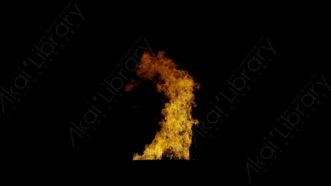 视频素材-窗户窗口燃烧火焰Fire_Window_Front_Large_120fps_26