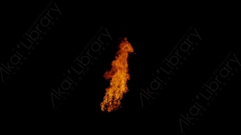 视频素材-窗户窗口燃烧火焰Fire_Window_ThreeQuarter_60fps_19