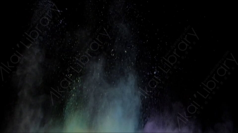 视频素材-爆炸粉尘色粉HD_LOWER_BURST_1