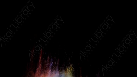 视频素材-爆炸粉尘色粉HD_LOWER_BURST_5