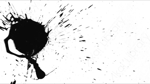 视频素材-Ink_Splat_12水墨洒落