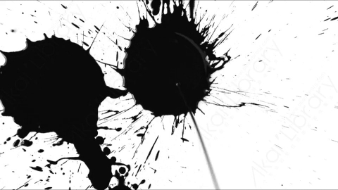 视频素材-Ink_Splat_21水墨洒落