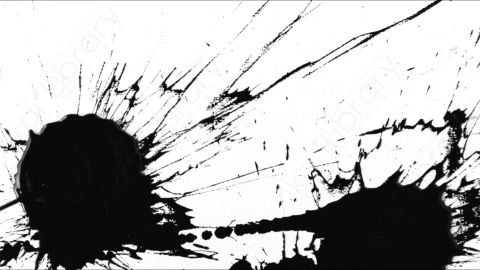 视频素材-Ink_Splat_31水墨洒落