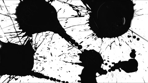 视频素材-Ink_Splat_7水墨洒落