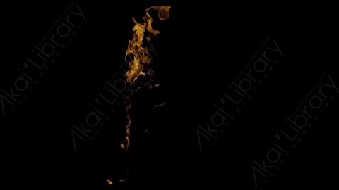 视频素材-Rampant_4K_Fire_019喷射火焰燃烧
