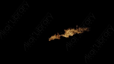 视频素材-Rampant_4K_Fire_044喷射火焰燃烧