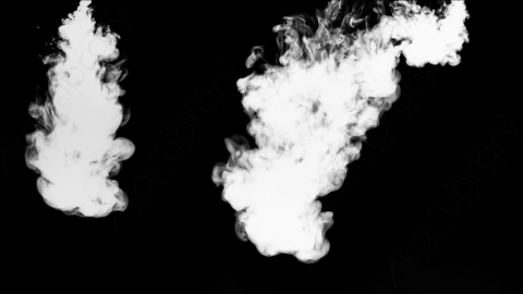视频素材-水墨墨水Slow_Motion_Ink_Drop_White_On_Black_1
