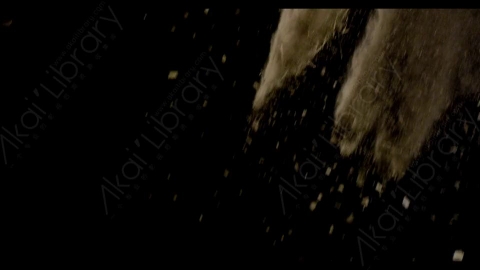 视频素材-碎石爆炸落地dust_element_02