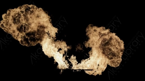 视频素材-爆炸火焰fast_fireball_explosion_02