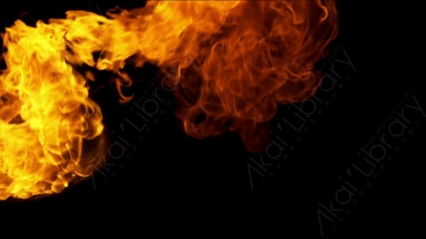 视频素材-motionVFX_fire_blow_from_left_02喷射火焰