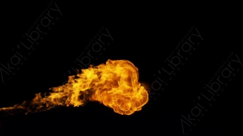 视频素材-motionVFX_fire_blow_from_left_03喷射火焰
