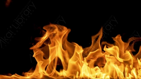 视频素材-motionVFX_steady_fire_from_bottom_11燃烧火焰