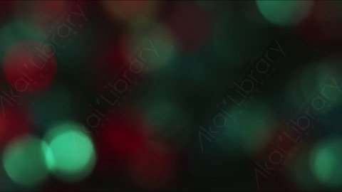 视频素材-光斑pulsating_circular_bokeh_red_&_green