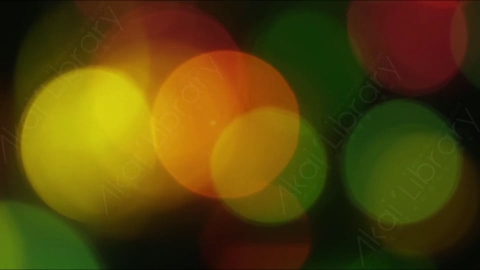 视频素材-光斑shaky_circular_bokeh_yellow_&_green_01