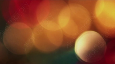 视频素材-光斑steady_circular_bokeh_yellow_&_red_07