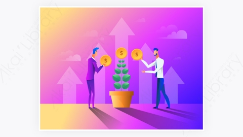 图片素材-商务金融合作概念设计