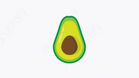 图片素材-001_鳄梨_avocado