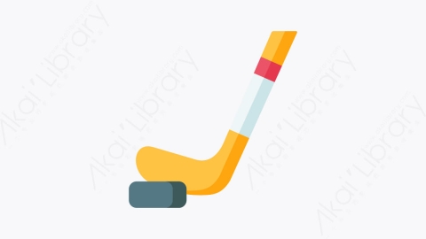 图片素材-001冰球 ice hockeyMG卡通曲棍球元素图标