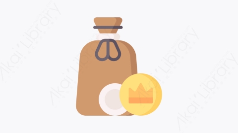 图片素材-001钱袋moneybagMG卡通童话元素图标