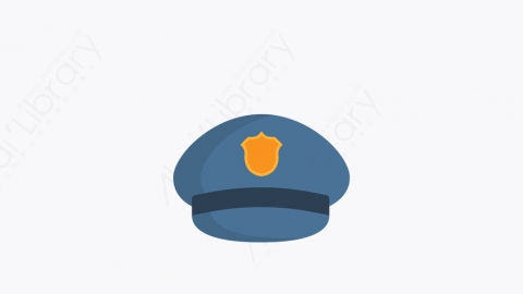 图片素材-001_警帽_police_hat