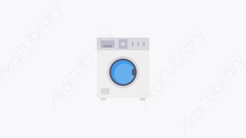 图片素材-001-洗衣机washing_machine扁平卡通家电元素图标