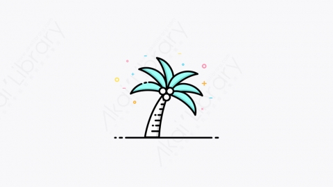 图片素材-002_椰子树_coconut_tree
