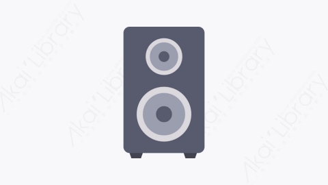 图片素材-002-扬声器speaker扁平卡通派对元素图标