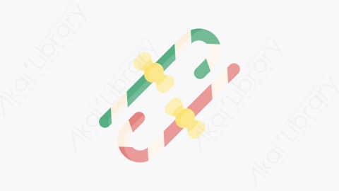 图片素材-003糖果棒 candy caneMG卡通圣诞节元素图标
