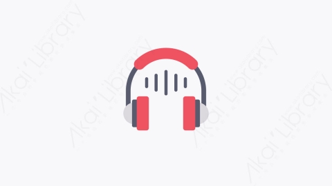 图片素材-003-耳机headphone扁平卡通娱乐元素图标