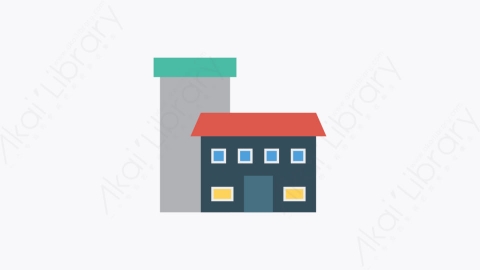 图片素材-004-住宅house卡通扁平城市建筑元素图标