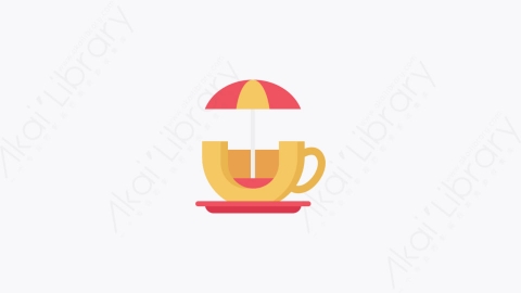 图片素材-005-杯子cup扁平卡通游乐园元素图标