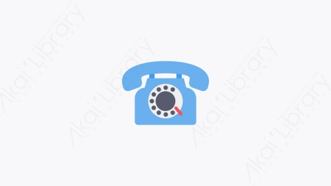 图片素材-005-旧电话old_phone扁平卡通手机元素图标