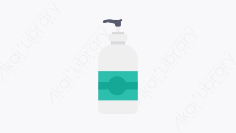 图片素材-005-消毒剂sanitizer扁平卡通健康元素图标
