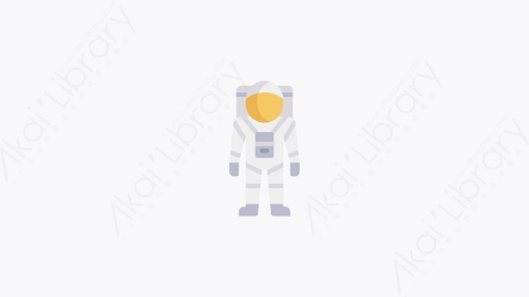 图片素材-006-太空服space_suit扁平卡通空间元素图标