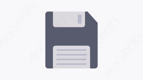 图片素材-007-存储卡floppy_disk扁平卡通办公空间元素图标