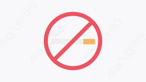 图片素材-007-吸烟smoking扁平卡通健康元素图标
