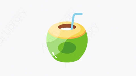 图片素材-008_椰子饮料_coconut_drink