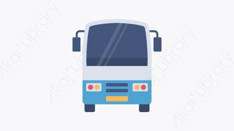 图片素材-008-电动客车electric_bus扁平卡通旅行和假期元素图标